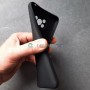 Cиликоновый чехол для Xiaomi Poco X3, черный