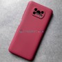 Cиликоновый чехол для Xiaomi Poco X3, марсала