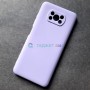 Cиликоновый чехол для Xiaomi Poco X3, сирень