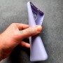 Cиликоновый чехол для Xiaomi Poco X3, сирень