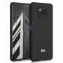 Чехол для Xiaomi Poco X3, Silicone Case, с логотипом, черный Чехол для Xiaomi Poco X3, Silicone Case, с логотипом, черный