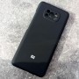 Чехол для Xiaomi Poco X3, Silicone Case, с логотипом, черный Чехол для Xiaomi Poco X3, Silicone Case, с логотипом, черный