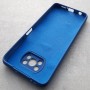 Чехол Silicone Cover для Xiaomi Poco X3, синий