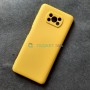 Силиконовый чехол для Xiaomi Poco X3, желтый