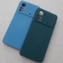 Чехол Silicone Cover для Xiaomi Poco X4 Pro, темно-зеленый