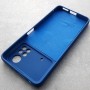 Чехол Silicone Cover для Xiaomi Poco X4 Pro, синий