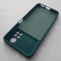Чехол Silicone Cover для Xiaomi Poco X4 Pro, темно-зеленый