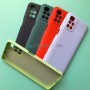Силиконовый чехол для Xiaomi Redmi 10, темно-зеленый