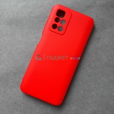 Силиконовый чехол для Xiaomi Redmi 10, красный