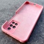 Чехол для Xiaomi Redmi 10, Silicone Case, с логотипом, розовый