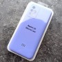 Чехол для Xiaomi Redmi 10, Silicone Case, с логотипом, фиалковый