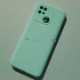 Чехол для Xiaomi Redmi 10C, Silicone Case, бледный ментол