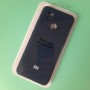 Чехол для Xiaomi Redmi 10C, Silicone Case с логотипом Mi, темно-синий