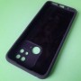 Чехол для Xiaomi Redmi 10C, Silicone Case с логотипом Mi, темно-синий