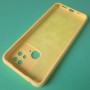 Чехол для Xiaomi Redmi 10C, Silicone Case с логотипом Mi,желтый