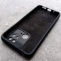 Чехол для Xiaomi Redmi 10C, Silicone Case с логотипом Mi, черный