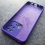 Чехол для Xiaomi Redmi 10C, Silicone Case, с логотипом, темно-фиолетовый