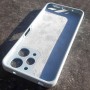 Чехол на Xiaomi Redmi 12 Silicone Case, с логотипом, голубой