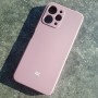 Чехол на Сяоми Редми 12, Silicone Case, с логотипом, св. марсала