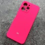 Чехол для Xiaomi Redmi 12 4G, Silicone Case, с логотипом, неоново-розовый