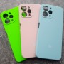 Чехол для Xiaomi Redmi 12 4G, Silicone Case, с логотипом, ментол