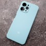 Чехол для Xiaomi Redmi 12 4G, Silicone Case, с логотипом, ментол