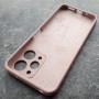 Чехол для Xiaomi Redmi 12 4G, Silicone Case, с логотипом, розовый песок