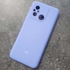 Xiaomi Redmi 12C, фиолетовый Silicone Case с лого Mi