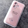 Чехол для Xiaomi Redmi 13, Silicone Case, с логотипом, розовый песок