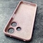 Чехол для Xiaomi Redmi 13, Silicone Case, с логотипом, розовый песок