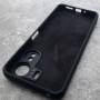 Чехол для Xiaomi Redmi 13C, Silicone Case, с логотипом, черный
