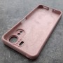 Чехол для Xiaomi Redmi 13C, Silicone Case, с логотипом, розовый песок