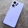 Чехол для Xiaomi Redmi 13C, Silicone Case, с логотипом, фиалковый