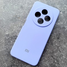 Чехол для Xiaomi Redmi 14C, Silicone Case, с логотипом, фиалка