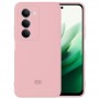 Чехол для Xiaomi Redmi 15, Silicone Case, с логотипом, розовый песок
