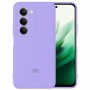 Чехол для Xiaomi Redmi 15, Silicone Case, с логотипом, фиалковый