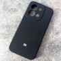 Чехол для Xiaomi Redmi 15C, Silicone Case, с логотипом, черный Чехол для Xiaomi Redmi 15C, Silicone Case, с логотипом, черный