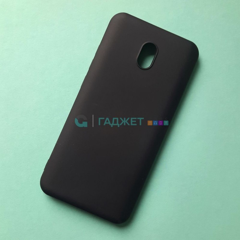 Cиликоновый чехол для Xiaomi Redmi 8A, черный Cиликоновый чехол для Xiaomi Redmi 8A, черный