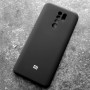 Чехол для Xiaomi Redmi 9, Silicone Case, с логотипом, черный