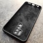 Чехол для Xiaomi Redmi 9, Silicone Case, с логотипом, черный
