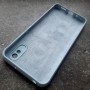 Чехол для Xiaomi Redmi 9A, Silicone Case, с логотипом, голубой