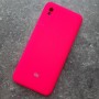 Xiaomi Redmi 9A, Silicone Case, с логотипом, неоново-розовый
