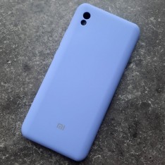 Xiaomi Redmi 9A, чехол Silicone Case, с логотипом, фиолетовый