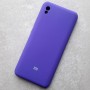 Чехол для Xiaomi Redmi 9A Silicone Case, с логотипом, темно-фиолетовый