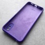 Чехол для Xiaomi Redmi 9A Silicone Case, с логотипом, темно-фиолетовый