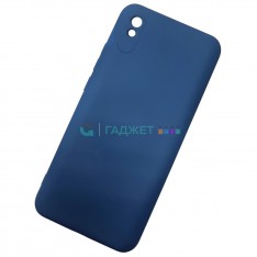 Чехол для Xiaomi Redmi 9A силиконовый, темно-синий