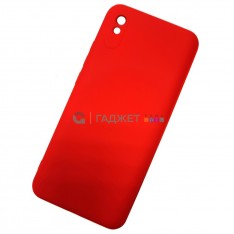 Чехол для Xiaomi Redmi 9A силиконовый, красный