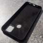 Чехол на Xiaomi Redmi 9C, Silicone Case с логотипом Mi, черный