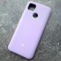 Чехол для Xiaomi Redmi 9C, Silicone Case, с логотипом, фиолетовый