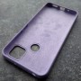 Чехол для Xiaomi Redmi 9C, Silicone Case, с логотипом, фиолетовый